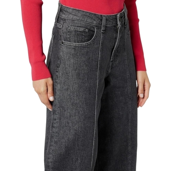 The Drop Frida Jeans Relaxed Carbon Wash Size 24" - Picture 3 of 10